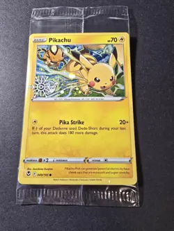 Pokemon TCG: Pikachu 049/195 Holiday Calendar 2022 Snowflake Stamp SEALED - Image 1