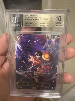 Monkey D Luffy SP OP09-119 OP13 Carrying Will One Piece - Beckett BGS 10 - Image 1