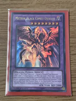 Yu-Gi-Oh Meteor Black Comet Dragon INOV-EN041 Ultra Rare 1st Edition NM Card - Image 1