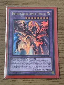 Yu-Gi-Oh Meteor Black Comet Dragon INOV-EN041 Ultra Rare 1st Edition NM Card - Image 4