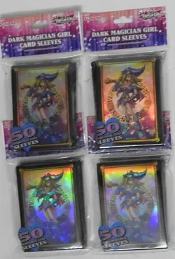 YUGIOH! THE DARK MAGICIAN GIRL CARD SLEEVES(X200) - FREE UK P&P - Image 1