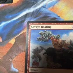 Savage Beating NM MTG - Image 2
