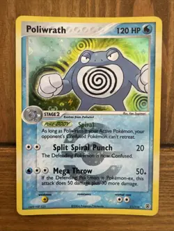 Pokemon TCG Poliwrath EX FireRed & LeafGreen - Reverse Holo 11/112 - NM - Image 1