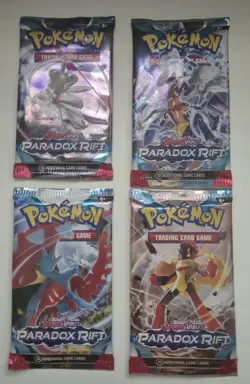 Pokemon Paradox Rift Booster Packs (X4)- All Artwork - New & Sealed - Image 1