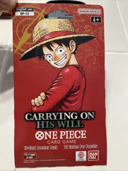 One Piece OP-13 CARRYING ON HIS WILL Sleeved Booster Pack - Heavy - 37.2g 🔥 - Image 3