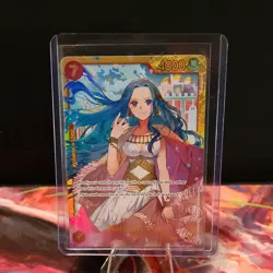 Nefeltari Vivi OP04-118 SEC Kingdoms of Intrigue Secret Rare Foil One Piece TCG - Image 1