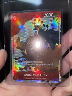 Monkey D. Luffy Holo Alt Art Rare One Piece TCG Gift Collection 2023 P-001 NM - Image 1