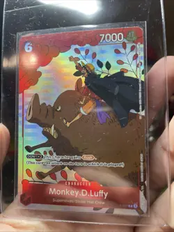 Monkey D. Luffy Holo Alt Art Rare One Piece TCG Gift Collection 2023 P-001 NM - Image 2