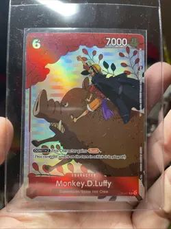 Monkey D. Luffy Holo Alt Art Rare One Piece TCG Gift Collection 2023 P-001 NM - Image 5