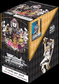 JoJo's Bizarre Adventure: Golden Wind Weiß Schwarz Singles - Pack Fresh - C-JJR - Image 1