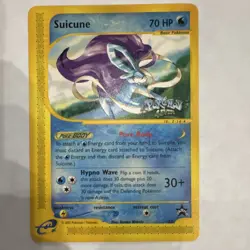 Pokemon TCG Suicune 53/53 Wotc Promo Regular 70 HP Basic 2002 Card Stock - Image 1