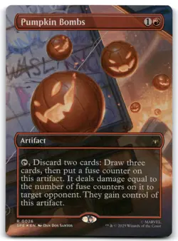 Pumpkin Bombs #26 ( FOIL Borderless) Marvel's Spider-Man: Eternal-Legal - Image 1