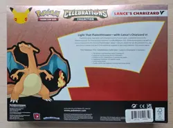 Pokemon Lance's Charizard V Collection Box 25th Anniversary Celebrations NEW - Image 2