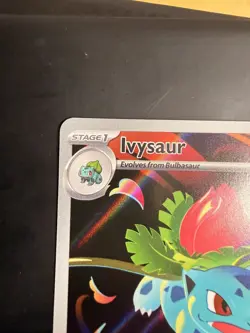 Pokemon TCG Ivysaur 134/132 ME01: Mega Evolution Illustration Rare Near Mint - Image 3
