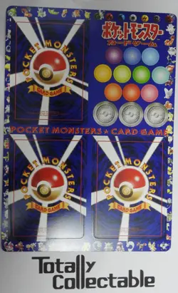 POKEMON - VENDING SHEET - JAPANESE - SERIES 2 - No.5 - BLUE- c1998 - UNPEELED - Image 2