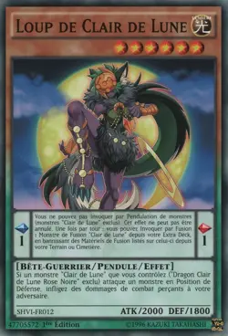 Yu-Gi-Oh : Loup de Clair de Lune | SHVI-FR012 | Commune | NM | FR - Image 1