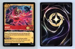 Beast #113/204 Disney Lorcana Whispers In The Well 2025 Uncommon TCG - Image 1