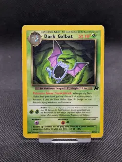 Dark Golbat 24/82 Non Holo Team Rocket Set Rare Pokemon Card WOTC Played - Image 1