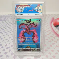 Galarian Moltres 190/172 Pokemon Card VSTAR Universe Japanese Ace 10 Graded - Image 1
