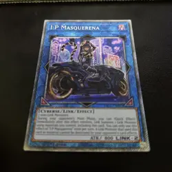 I:P Masquerena RA02-EN042 Platinum Secret Rare Yugioh Card 1st Edition Mint - Image 1
