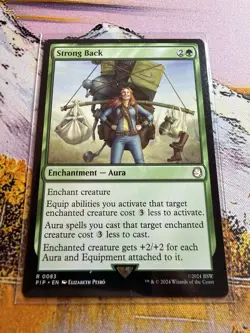 Strong Back [Universes Beyond Fallout] NM MTG - Image 3