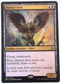 Baleful Strix, Eternal Masters, NM Near Mint, Magic the Gathering, MTG - Image 1
