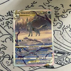 Glaceon VSTAR (SWSH193) Pokemon Card – 2022 – Near Mint Condition – Rare... - Image 1