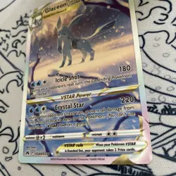 Glaceon VSTAR (SWSH193) Pokemon Card – 2022 – Near Mint Condition – Rare... - Image 3