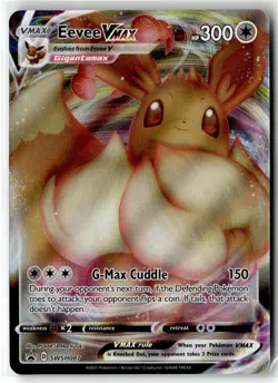 Eevee VMAX ⭐ SWSH087 Holo Promo SWSH Black Star 2019 Pokemon NM/LP - Image 1