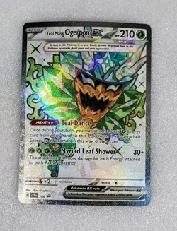 Teal Mask Ogerpon Ex SVP 166 NM/M SVP Black Star Promo Pokemon TCG - Image 1