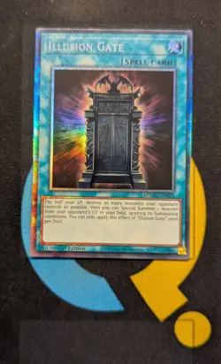 MZMU-EN023 Illusion Gate Collector's Rare 1st Edition YuGiOh - Image 1