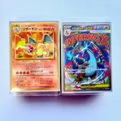 Pokemon Card Lot Japanese Charizard Classic Holo + Mega Charizard EX Secret Rar - Image 1