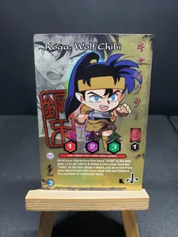 Koga, Wolf Chibi No. CB10 Ultra Rare Foil Inuyasha Score TCG Trading Card - Image 1