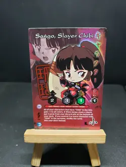 Sango, Slayer Chibi CB9 Foil Ultra RARE Inuyasha Score Trading Card Game TCG - Image 1