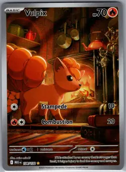 Vulpix 138/132 ME01: Mega Evolution - Pokemon Card - NM - Image 1