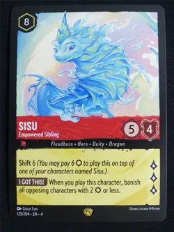 Sisu Empowered Sibling 125/204 - Lorcana Card #4ZJ - Image 1