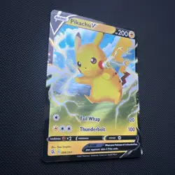 Pokemon TCG Pikachu V 086/264 Fusion Strike Holo Card - Image 2