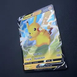 Pokemon TCG Pikachu V 086/264 Fusion Strike Holo Card - Image 3