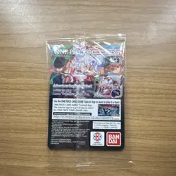 Bandai Monkey.D.Luffy US Voyage Promo Full Art Holo One Piece CCG Card P-055 - Image 2