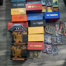 Pokemon Deck Boxes & Tins Lot Champion's Path, Sword & Shield, 150+ Cards - Image 2