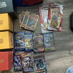 Pokemon Deck Boxes & Tins Lot Champion's Path, Sword & Shield, 150+ Cards - Image 3