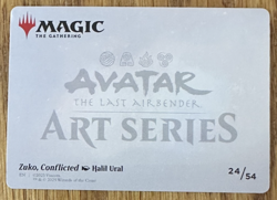 MTG Avatar: The Last Airbender Art Card, Zuko, Conflicted 24/54 - Image 2