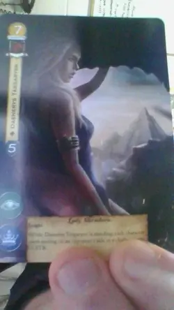 A Game Of Thrones 2.0 LCG Daenerys Targaryen Fan Art Promo Card - Image 1