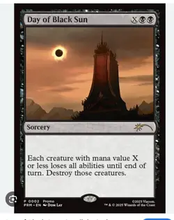 Day Of black sun Spotlight Series MTG Avatar Promo - Image 1