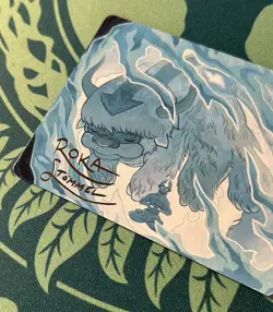 Aang’s Iceberg Art Series Gold Stamped Signature Avatar Last Airbender ASTLA MTG - Image 3