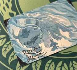 Aang’s Iceberg Art Series Gold Stamped Signature Avatar Last Airbender ASTLA MTG - Image 4