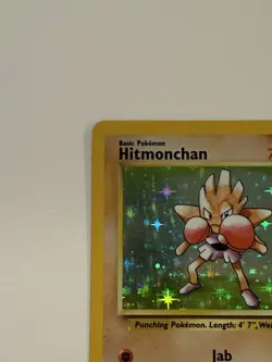 Pokemon Hitmonchan Base Set 1999 Holo Rare 7/102 WOTC Near Mint Clean Gradable - Image 2