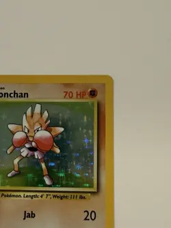 Pokemon Hitmonchan Base Set 1999 Holo Rare 7/102 WOTC Near Mint Clean Gradable - Image 3