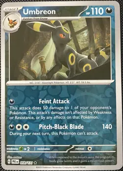 Umbreon 059/131 Sv: Prismatic Evolutions Reverse Holo - Pokemon Card - Image 1