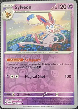 Sylveon 040/131 Sv: Prismatic Evolutions Reverse Holo - Pokemon Card - Image 1